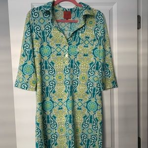 Tracy Negoshain green dress